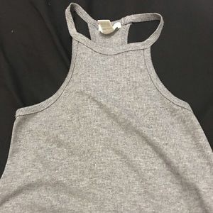 Light grey halter top